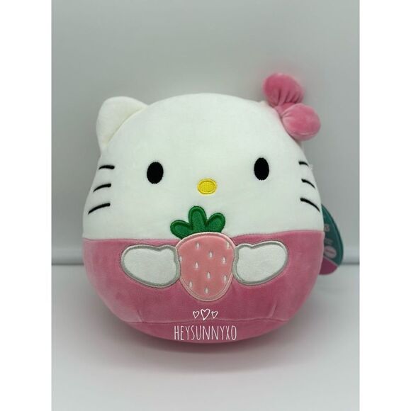 Squishmallow Hello Kitty Strawberry 8” Hot Topic NWT - Picture 1 of 5